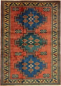 Yeni El Dokuma Usak Halısi - 202 cm x 280 cm
