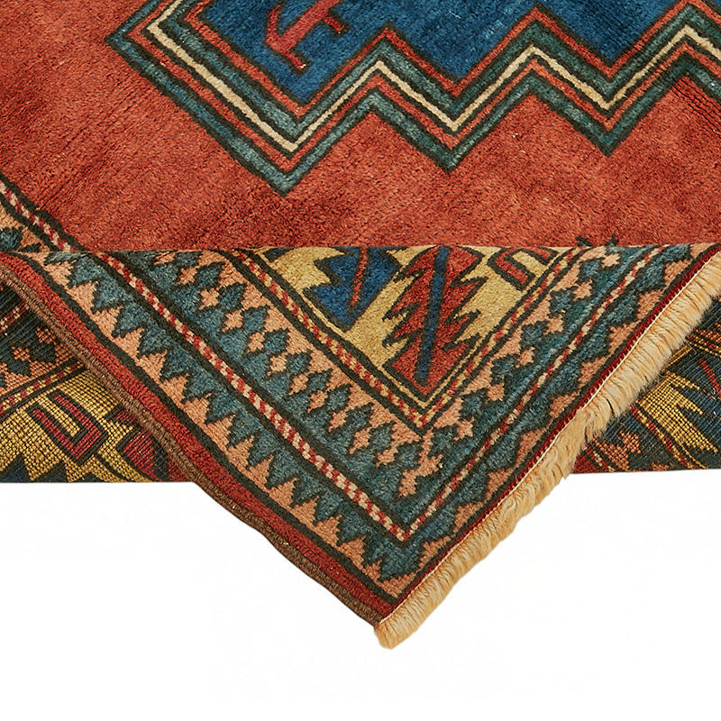 New Hand Knotted Wool Oushak Rug - 6' 8" x 9' 2" (80" x 110") - K0086921