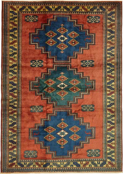 Yeni El Dokuma Usak Halisi - 202 cm x 280 cm