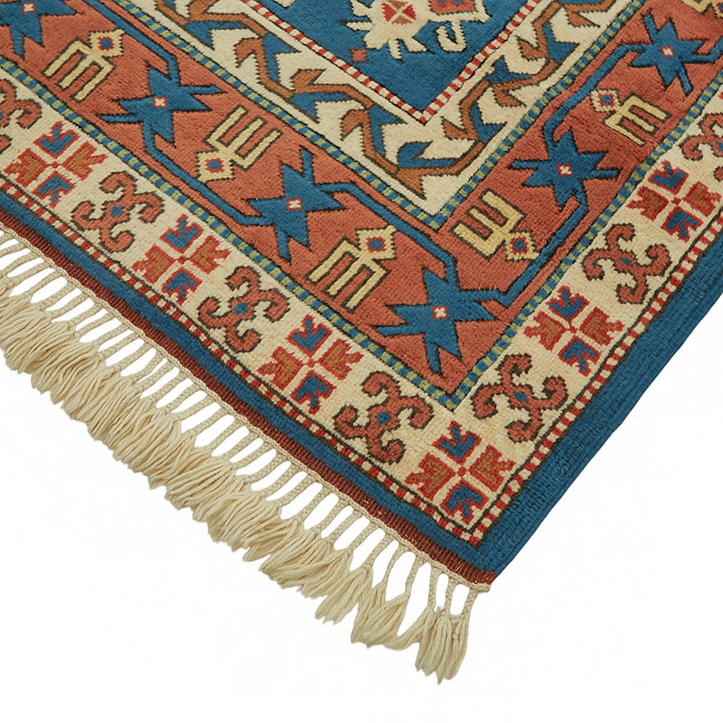 New Hand Knotted Wool Oushak Rug - 6' 2" x 10' 3" (74" x 123") - K0086923