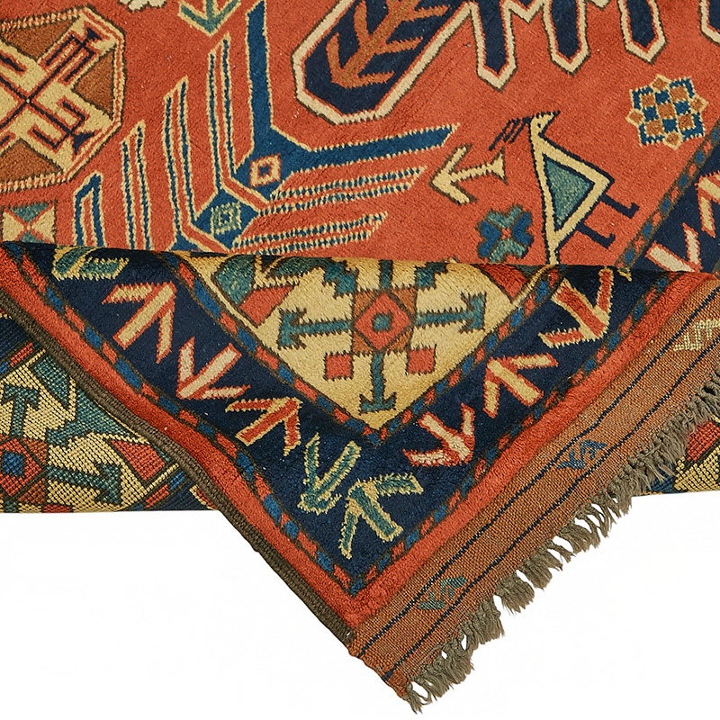 New Hand Knotted Wool Oushak Rug - 6' 11" x 7' 8" (83" x 92") - K0086924