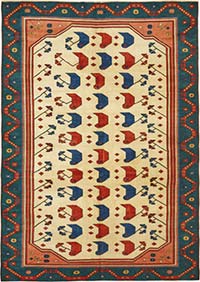 Yeni El Dokuma Usak Halısi - 204 cm x 290 cm
