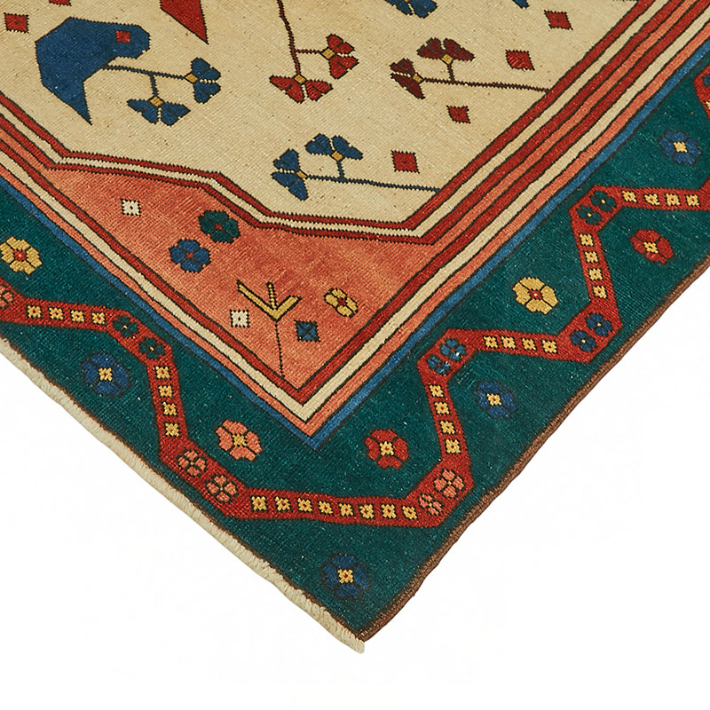 New Hand Knotted Wool Oushak Rug - 6' 8" x 9' 6" (80" x 114") - K0086926