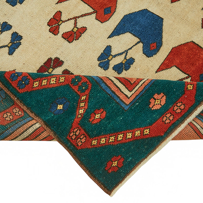 New Hand Knotted Wool Oushak Rug - 6' 8" x 9' 6" (80" x 114") - K0086926