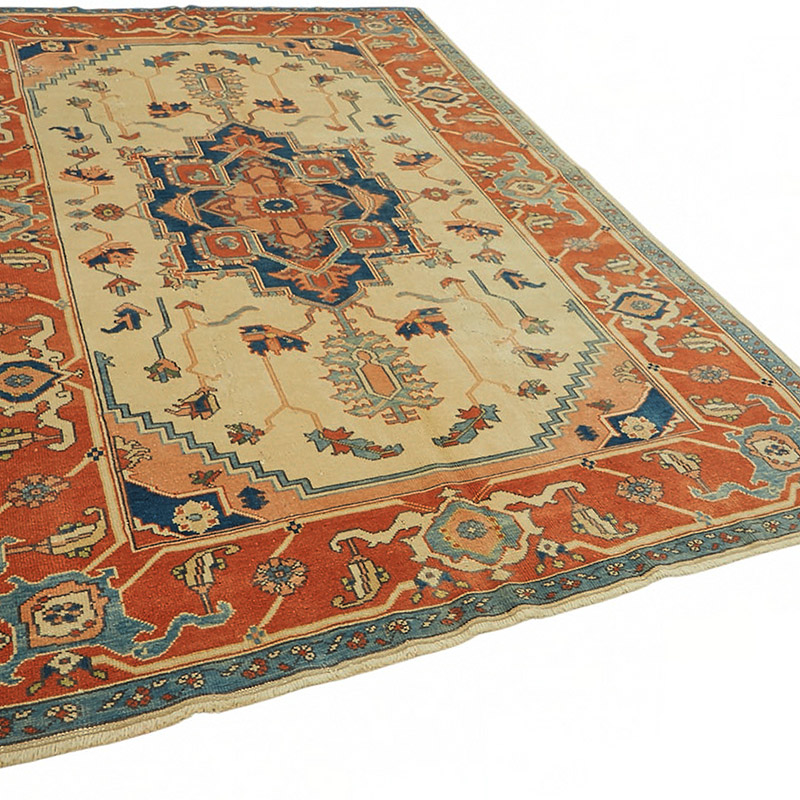 Yeni El Dokuma Usak Halısi - 206 cm x 313 cm - K0086928