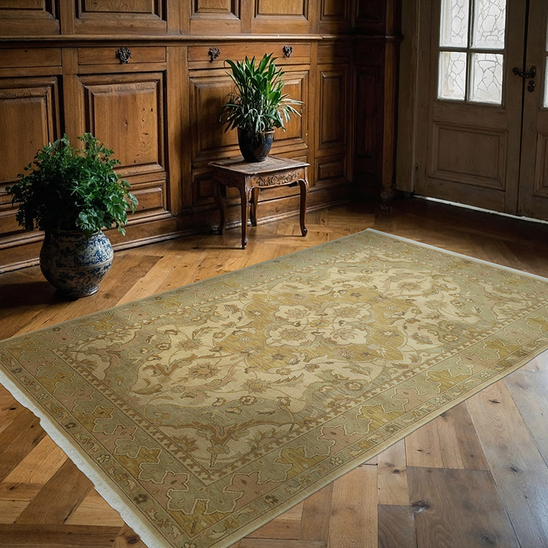 Nueva Alfombra Oushak Tejida a Mano - 174 cm x 268 cm - K0086932