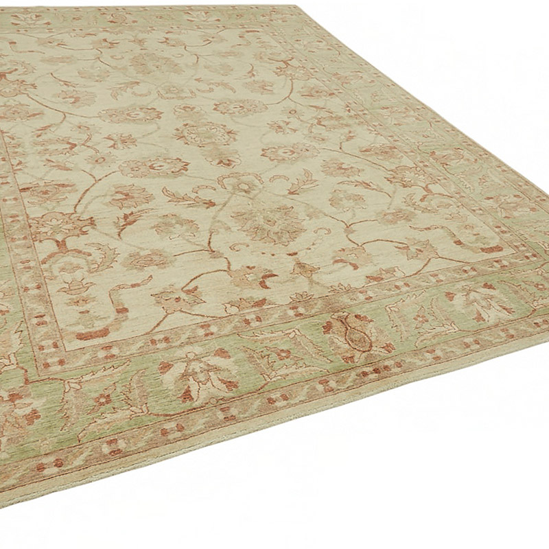 New Hand Knotted Wool Oushak Rug - 8' 1" x 10' 5" (97" x 125") - K0086933