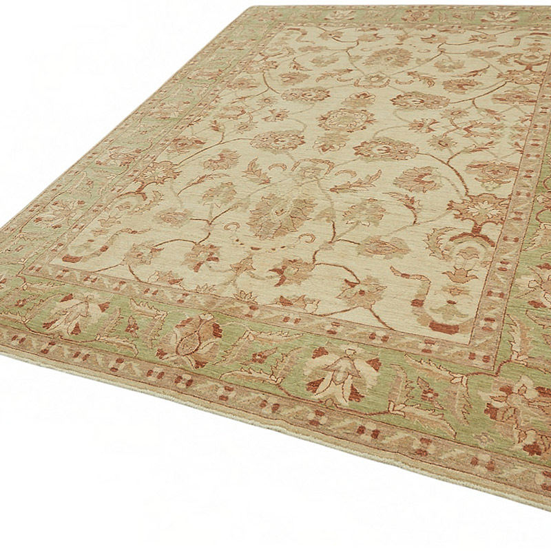 New Hand Knotted Wool Oushak Rug - 8' 1" x 10' 5" (97" x 125") - K0086933
