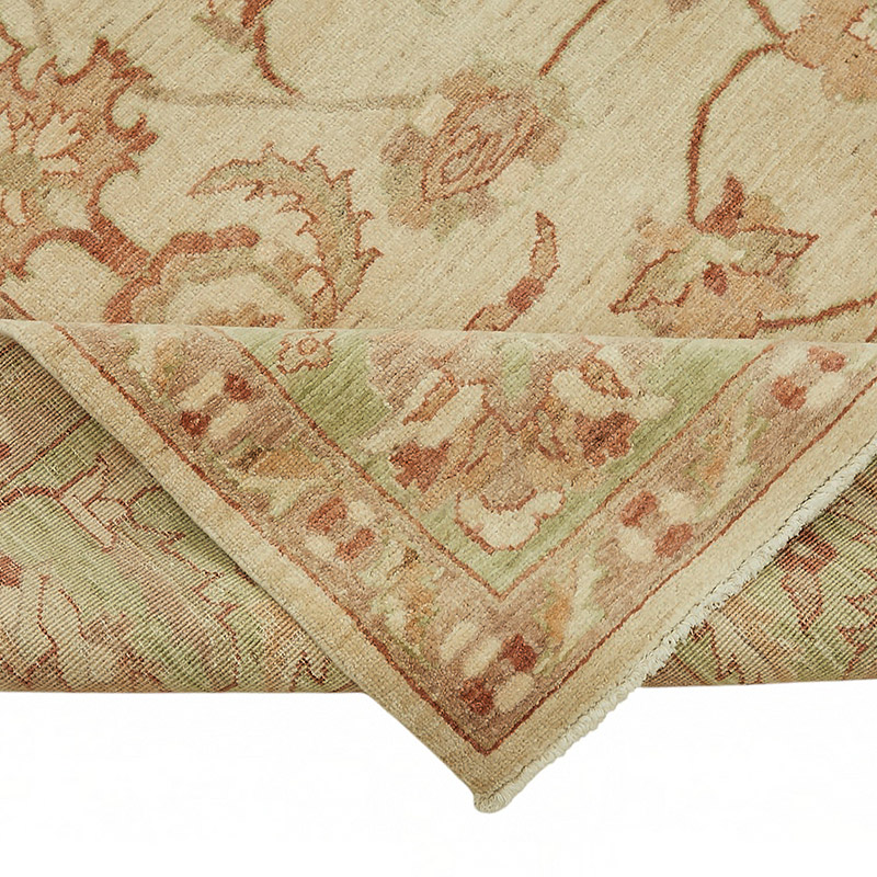 New Hand Knotted Wool Oushak Rug - 8' 1" x 10' 5" (97" x 125") - K0086933