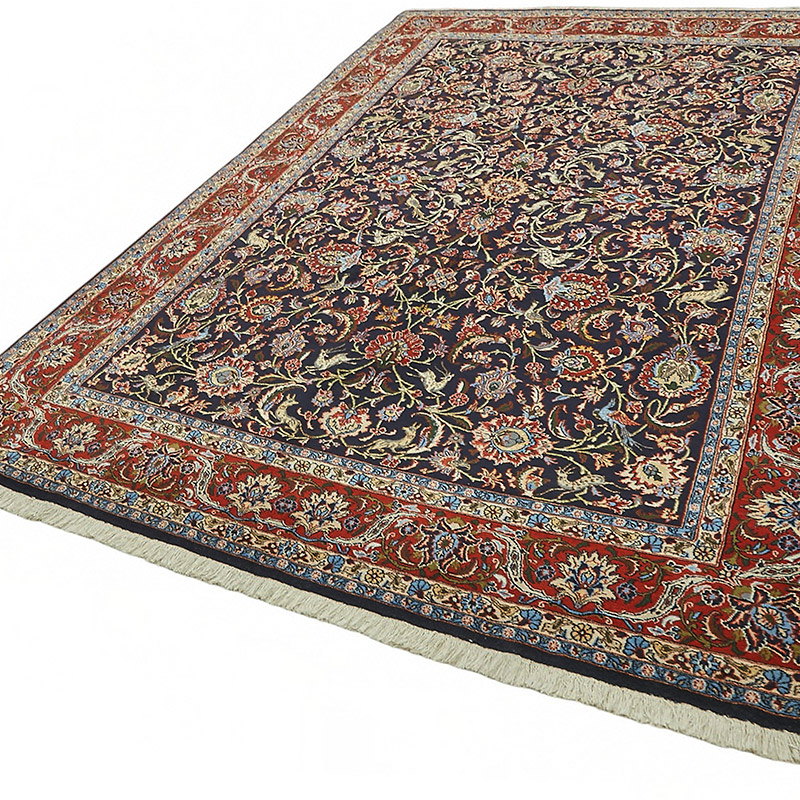 New Hand Knotted Wool Oushak Rug - 6' 9" x 10' 4" (81" x 124") - K0086937