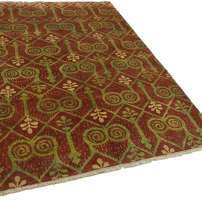 New Contemporary Hand-Knotted Rug - K0086940