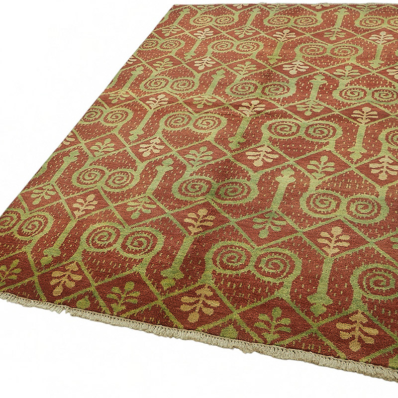 New Contemporary Hand-Knotted Rug - K0086940