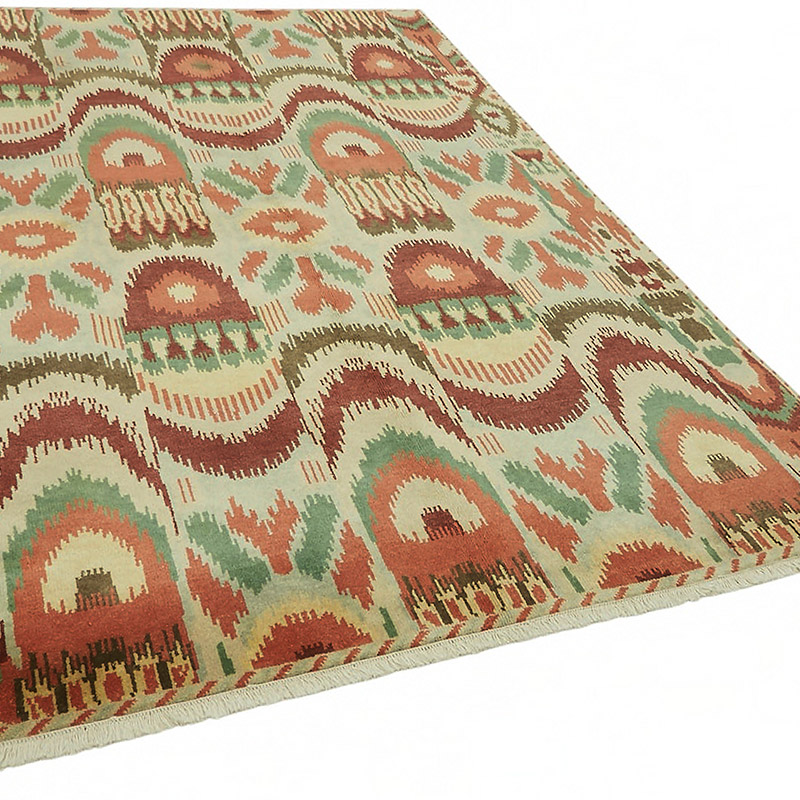 Nueva Alfombra Anudada a Mano - K0086941