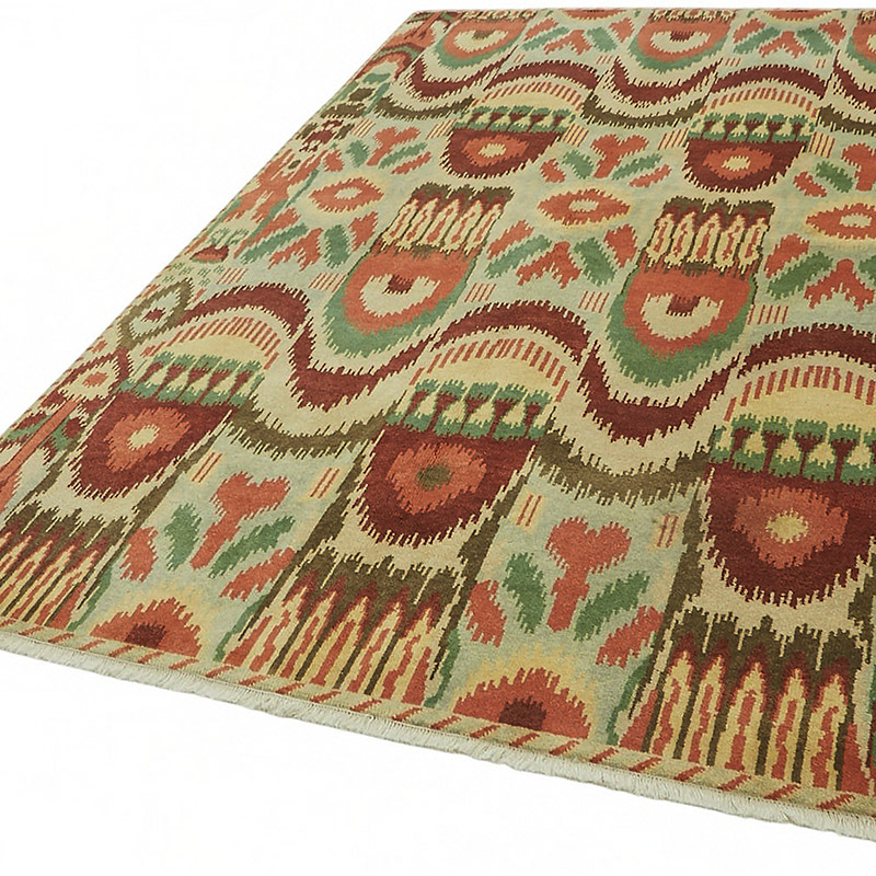 Nueva Alfombra Anudada a Mano - K0086941