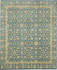 New Hand Knotted Wool Oushak Rug - 8'  x 9' 9" (96" x 117")