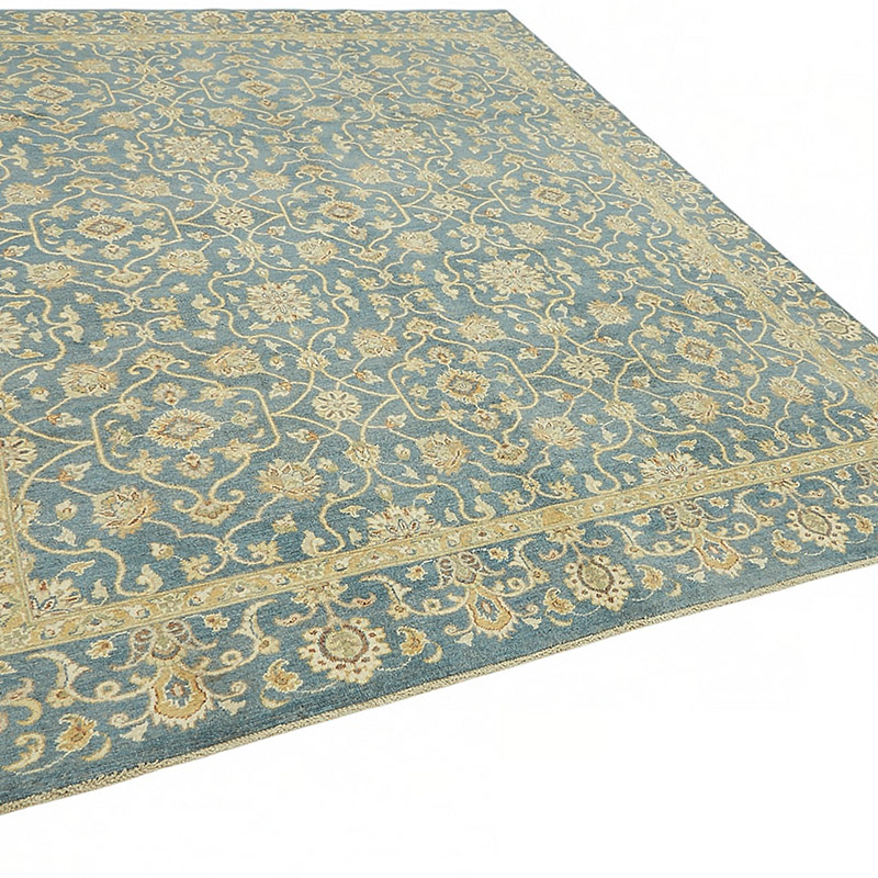 New Hand Knotted Wool Oushak Rug - 8'  x 9' 9" (96" x 117") - K0086943
