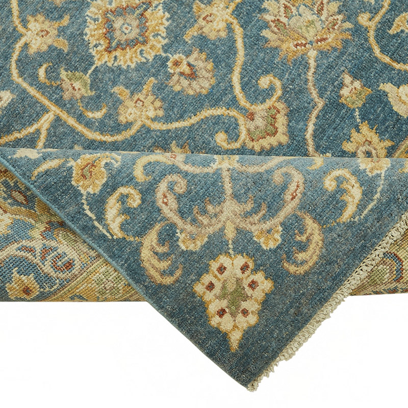 New Hand Knotted Wool Oushak Rug - 8'  x 9' 9" (96" x 117") - K0086943
