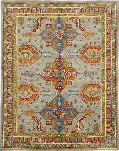 Yeni El Dokuma Usak Halısi - 238 cm x 297 cm