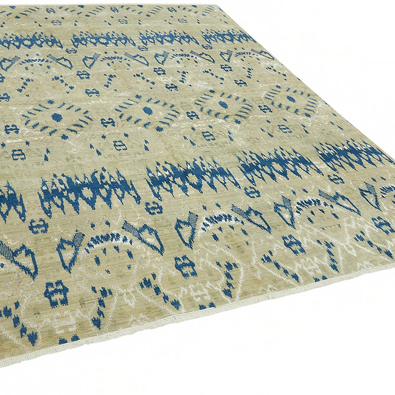 Nueva Alfombra Anudada a Mano - K0086945
