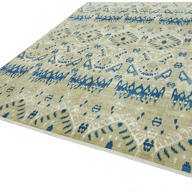 Nueva Alfombra Anudada a Mano - K0086945