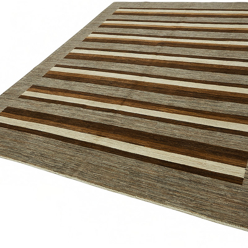 Nueva Alfombra Anudada a Mano - K0086946