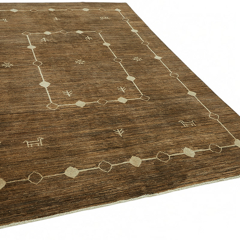 Nueva Alfombra Anudada a Mano - K0086950