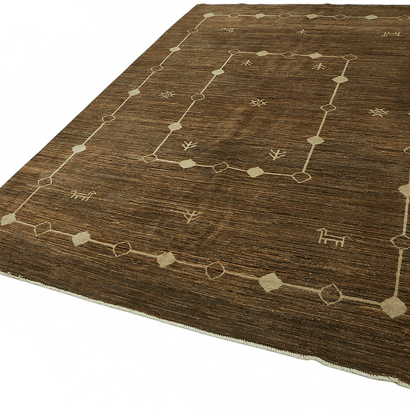 Nueva Alfombra Anudada a Mano - K0086950