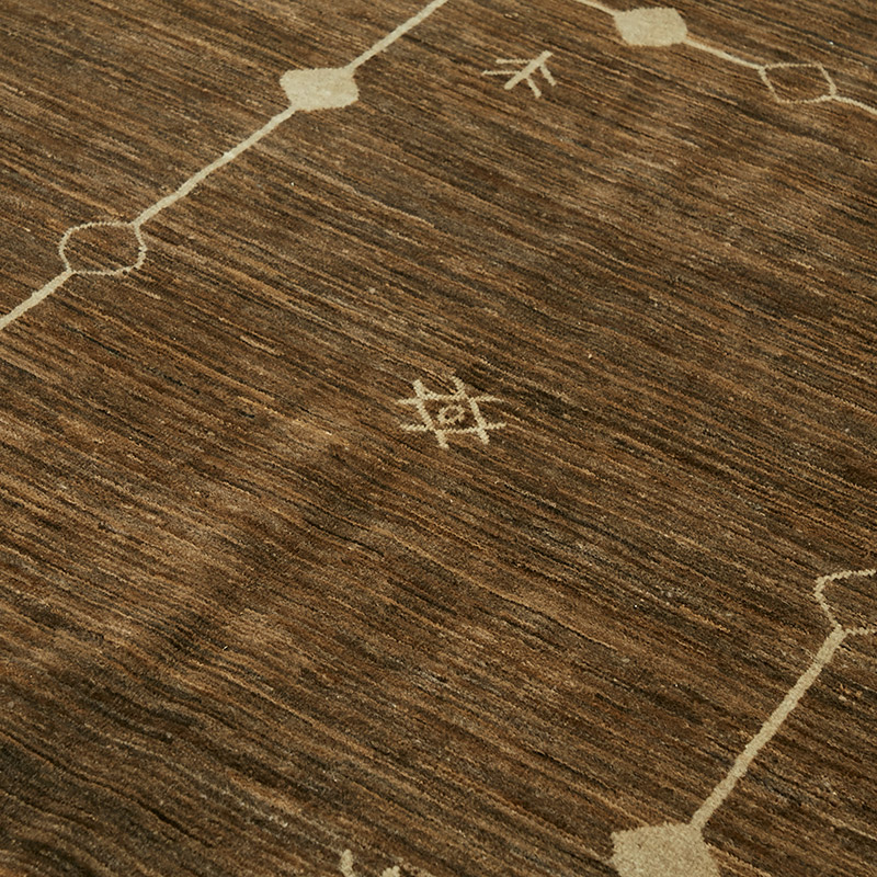 Nueva Alfombra Anudada a Mano - K0086950