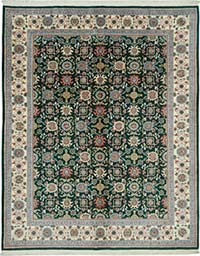 New Hand Knotted Wool Oushak Rug - 7' 10" x 9' 9" (94" x 117")