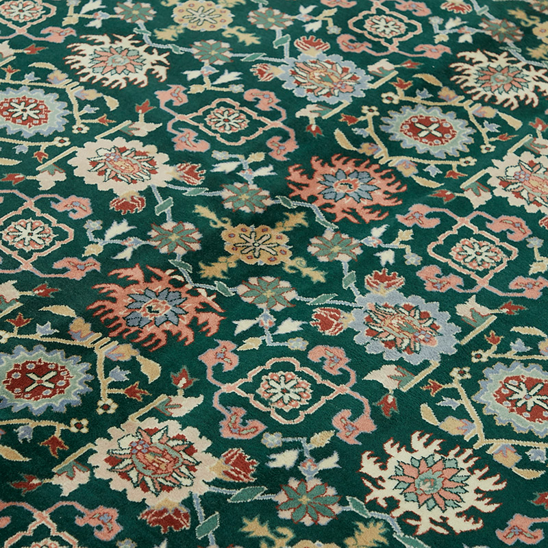 New Hand Knotted Wool Oushak Rug - 7' 10" x 9' 9" (94" x 117") - K0086959