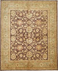 New Hand Knotted Wool Oushak Rug - 8' 2" x 9' 11" (98" x 119")