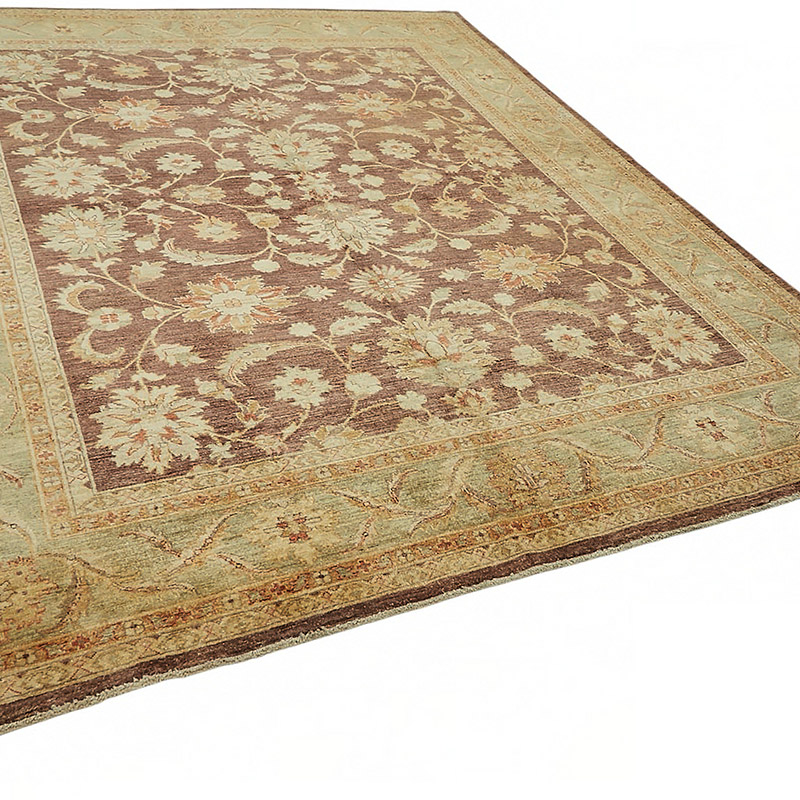New Hand Knotted Wool Oushak Rug - 8' 2" x 9' 11" (98" x 119") - K0086960