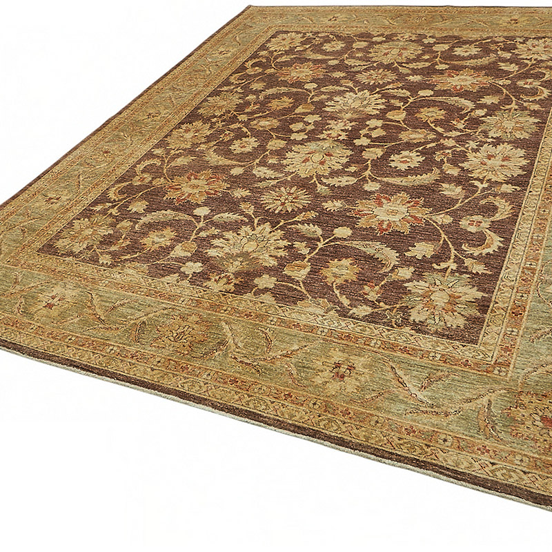 New Hand Knotted Wool Oushak Rug - 8' 2" x 9' 11" (98" x 119") - K0086960
