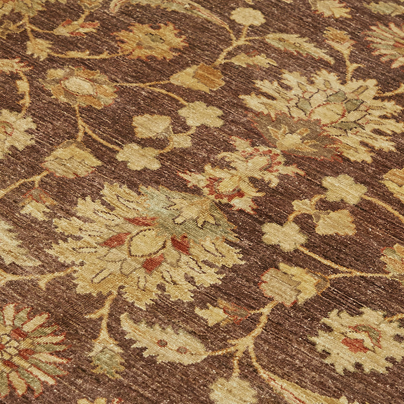 New Hand Knotted Wool Oushak Rug - 8' 2" x 9' 11" (98" x 119") - K0086960
