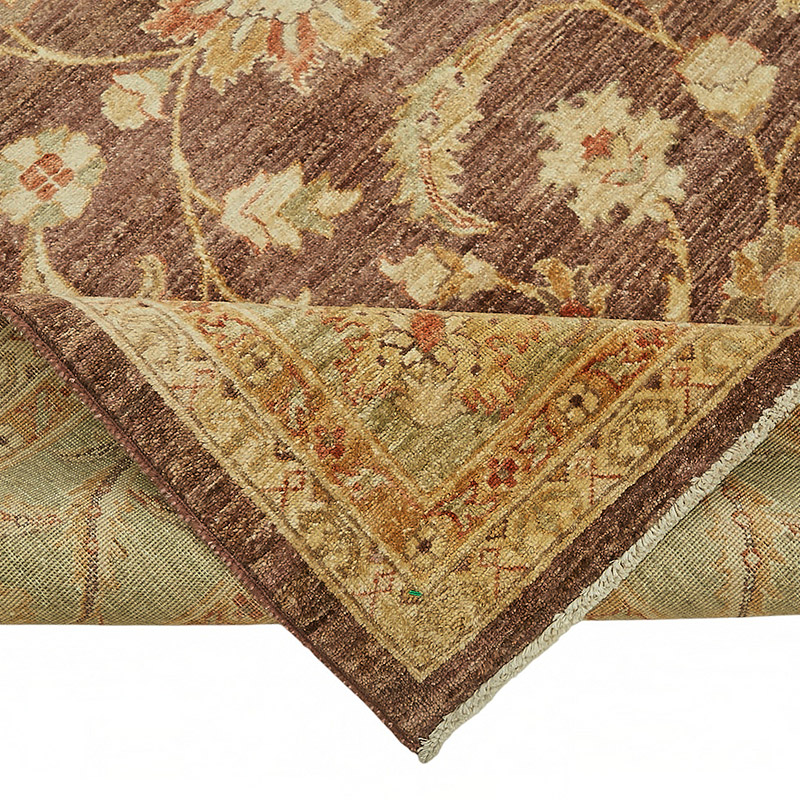 New Hand Knotted Wool Oushak Rug - 8' 2" x 9' 11" (98" x 119") - K0086960