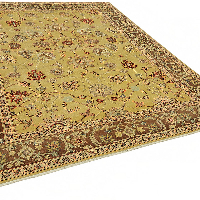 New Hand Knotted Wool Oushak Rug - 7' 9" x 10' 1" (93" x 121") - K0086967
