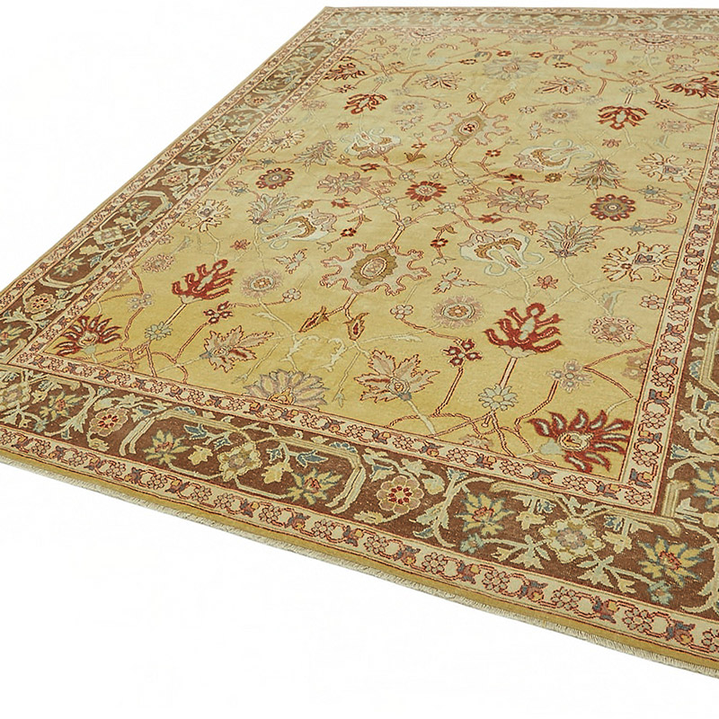 New Hand Knotted Wool Oushak Rug - 7' 9" x 10' 1" (93" x 121") - K0086967