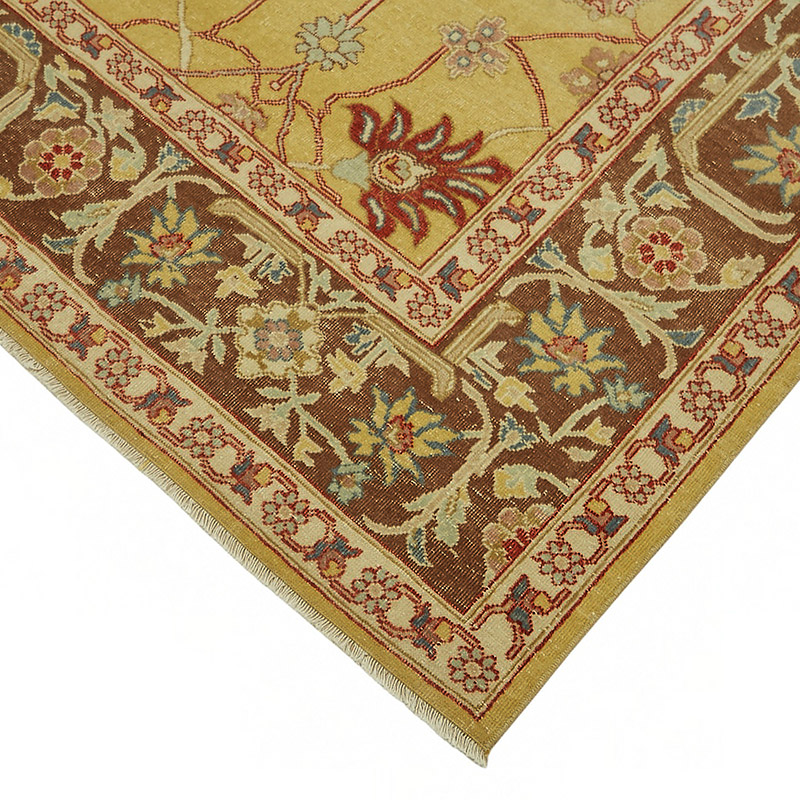 New Hand Knotted Wool Oushak Rug - 7' 9" x 10' 1" (93" x 121") - K0086967