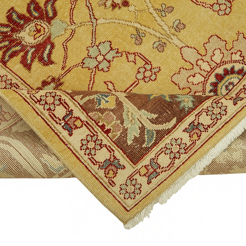 New Hand Knotted Wool Oushak Rug - 7' 9" x 10' 1" (93" x 121") - K0086967