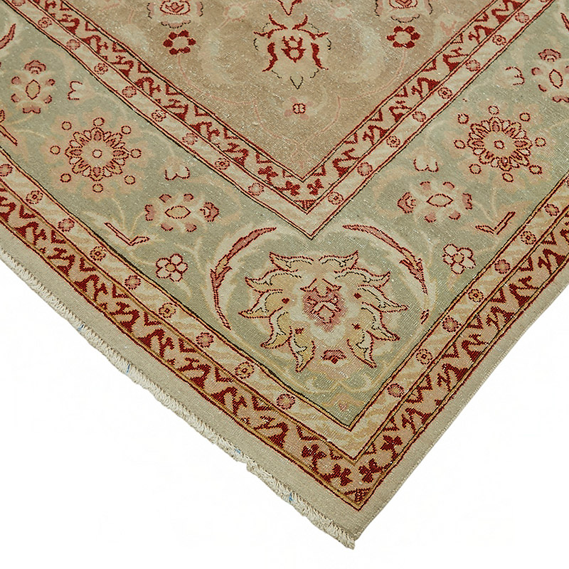 New Hand Knotted Wool Oushak Rug - 8'  x 9' 2" (96" x 110") - K0086968