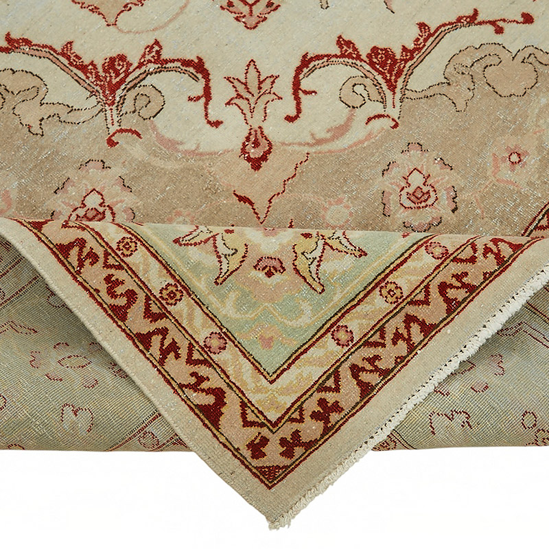 New Hand Knotted Wool Oushak Rug - 8'  x 9' 2" (96" x 110") - K0086968