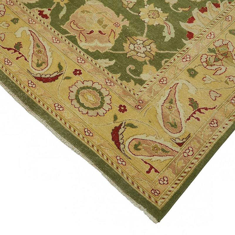 New Hand Knotted Wool Oushak Rug - 8' 2" x 8' 2" (98" x 98") - K0086972