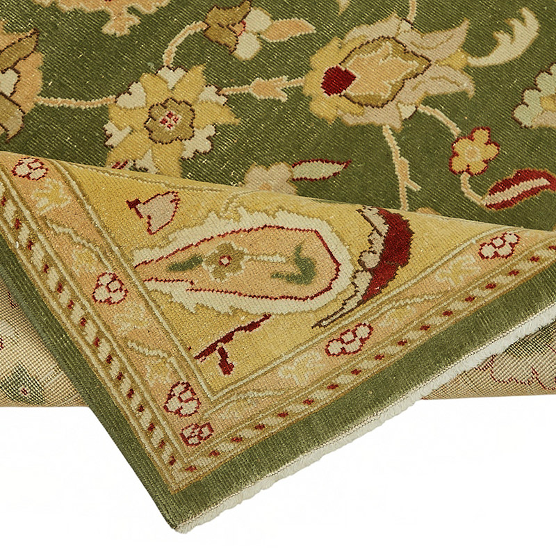 New Hand Knotted Wool Oushak Rug - 8' 2" x 8' 2" (98" x 98") - K0086972