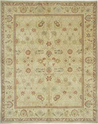 New Hand Knotted Wool Oushak Rug - 7' 11" x 9' 11" (95" x 119")