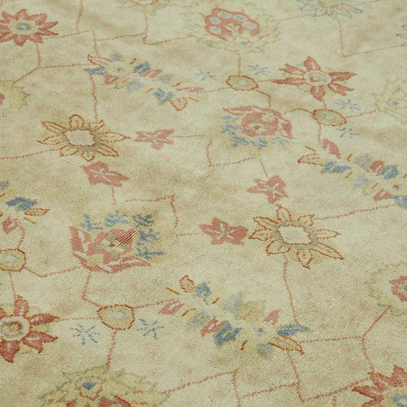 New Hand Knotted Wool Oushak Rug - 7' 11" x 9' 11" (95" x 119") - K0086973