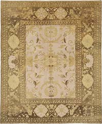 New Hand Knotted Wool Oushak Rug - 7' 10" x 9' 6" (94" x 114")