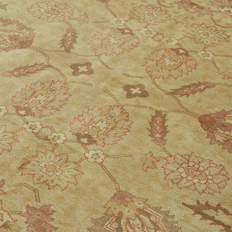 Nueva Alfombra Oushak Tejida a Mano - 247 cm x 304 cm - K0086976