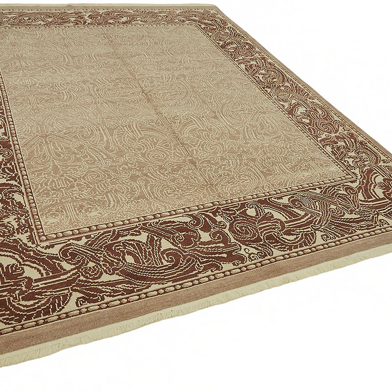 New Hand Knotted Wool Oushak Rug - 8' 1" x 10' 1" (97" x 121") - K0086979