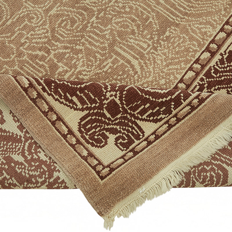 New Hand Knotted Wool Oushak Rug - 8' 1" x 10' 1" (97" x 121") - K0086979