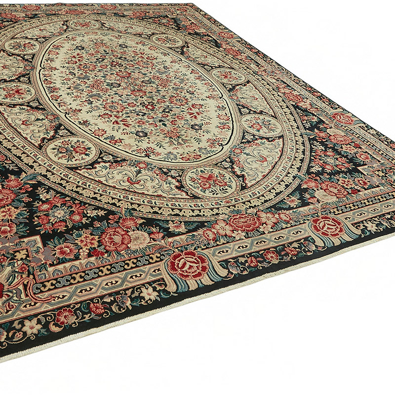 New Hand Knotted Wool Oushak Rug - 8' 11" x 12' 5" (107" x 149") - K0086982